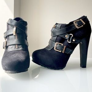 Guess Marissa 5” Platform Ankle Boot Suede